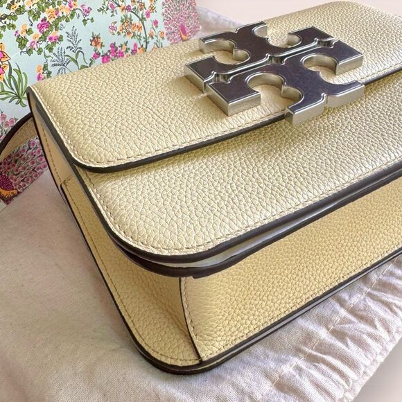 AUTH BRAND NEW Tory Burch Small Eleanor Pebbled Convertible Shoulder Bag $648 - Picture 9 of 17